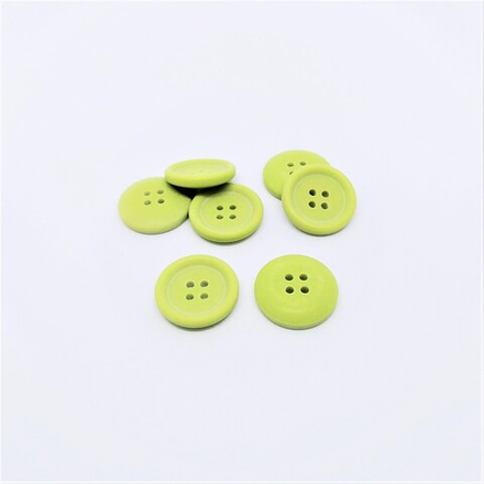 Пуговицы №650, 4пр, 18мм, цв.зеленый (CN 2583)