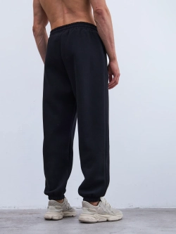 Брюки мужские с начесом (черный)