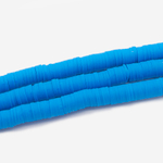 Бусины хеши, каучук, оттенок "Королевский синий"