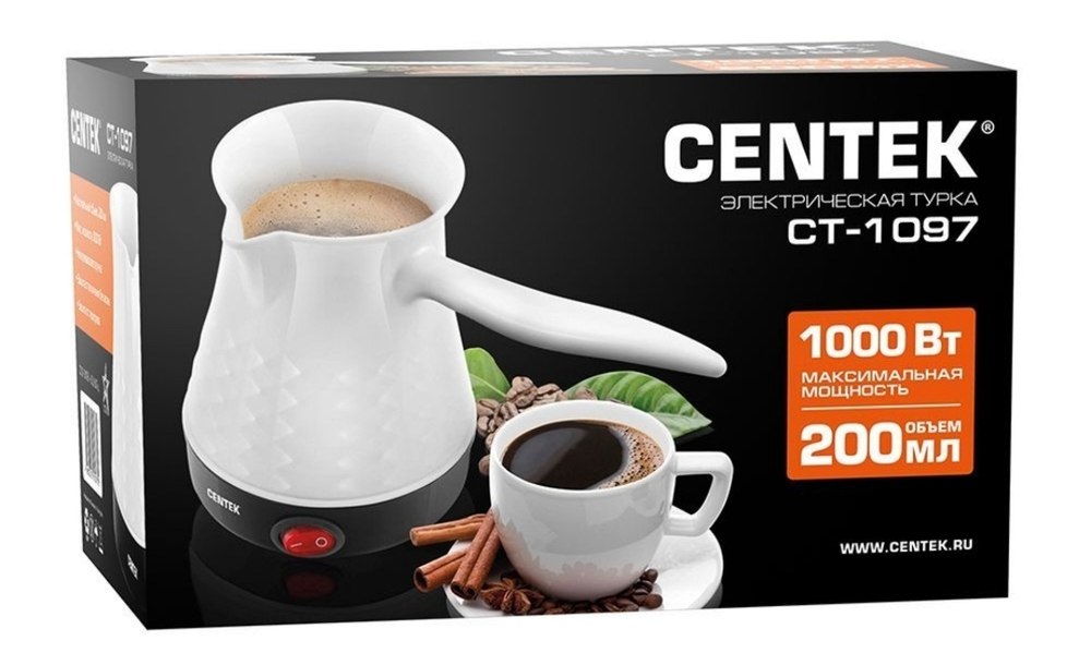 турка электрическая Centek 1000Вт