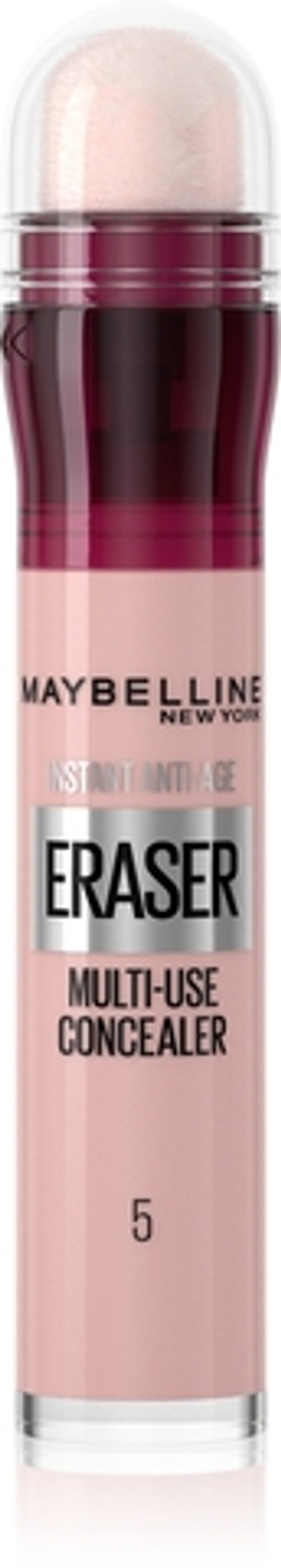 MAYBELLINE NEW YORK Instant Anti Age Eraser - Корректор в жидкой текстуре с аппликатором в виде губки оттенок 05 Brightener, 6 ml