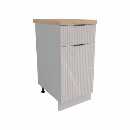 Кухня Модуль С1ЯШ 400 Монца Кварц бежевый