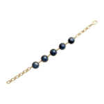 Браслет классический Possebon Pearl Sodalite C1362.22 BL/G