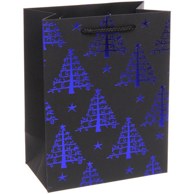 Пакет подарочный «Лесные елочки» 23*18*10 см