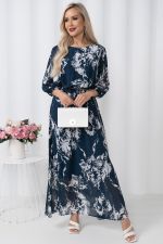 Платье Софитель (синий)-46р-р Р11-1209/5 Nikol