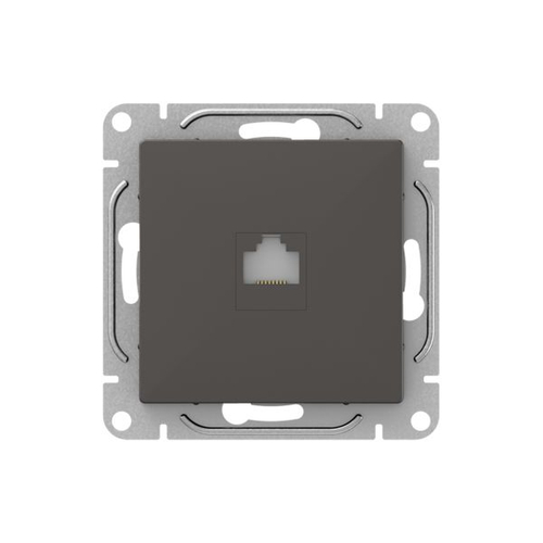 Механизм розетки RJ45 (cat6), мокко Эпика EKF