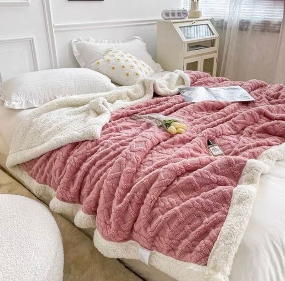 Плед ОВЕЧКА ВЯЗКА  1,5сп