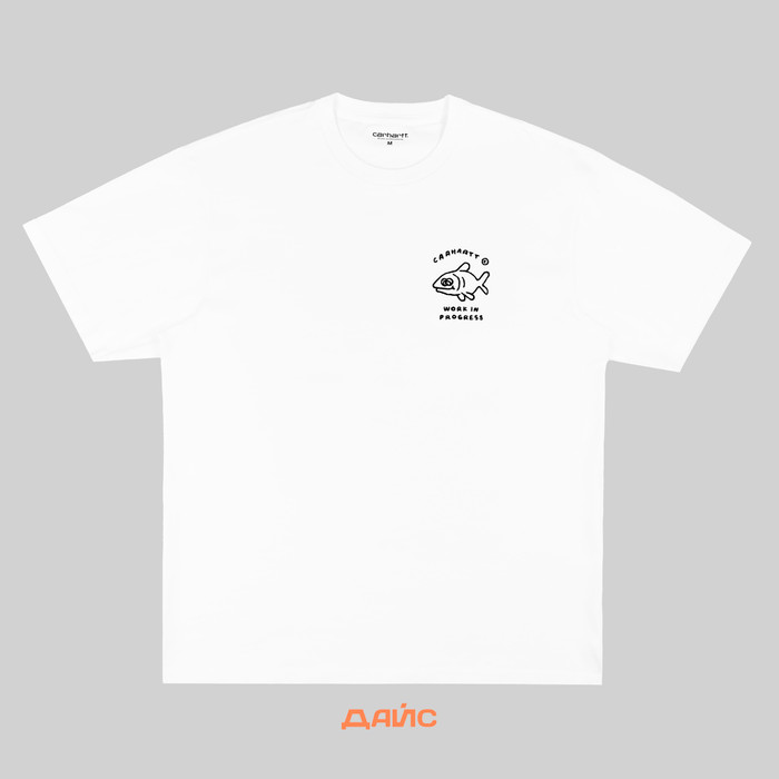 Футболка мужская Carhartt WIP Icons артикул:I033271_white - купить в магазине Дайс