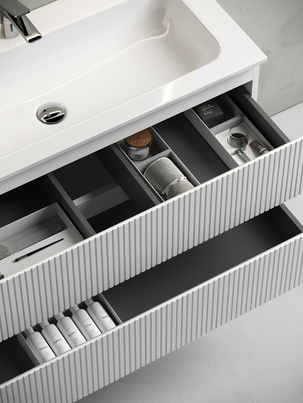 Тумба с раковиной Sancos Snob T 60 см SNT60W bianco