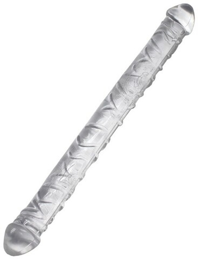 Фаллоимитатор двойной Twin Peaks, прозрачный (Цвет: прозрачный)