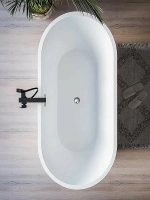 Ванна акриловая CeruttiSpa RESIA 160x75 белая