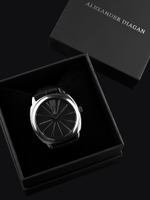 Кварцевые часы Black Hole, серебро