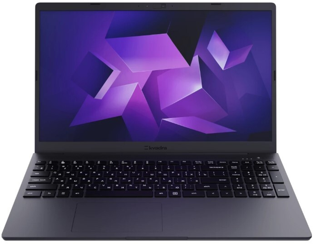 Ноутбук  KVADRA NAU LE15T 15.6 ", Core i3, 8 Гб RAM, 256 Гб SSD, UHD Graphics, Темно-серый