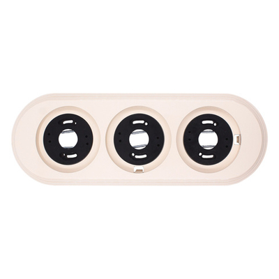 Рамка 3-х постовая, пластик, цвет Песочное золото BF1-630-24