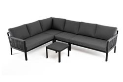 "Париж" модульная лаунж-зона садовая, цвет серый