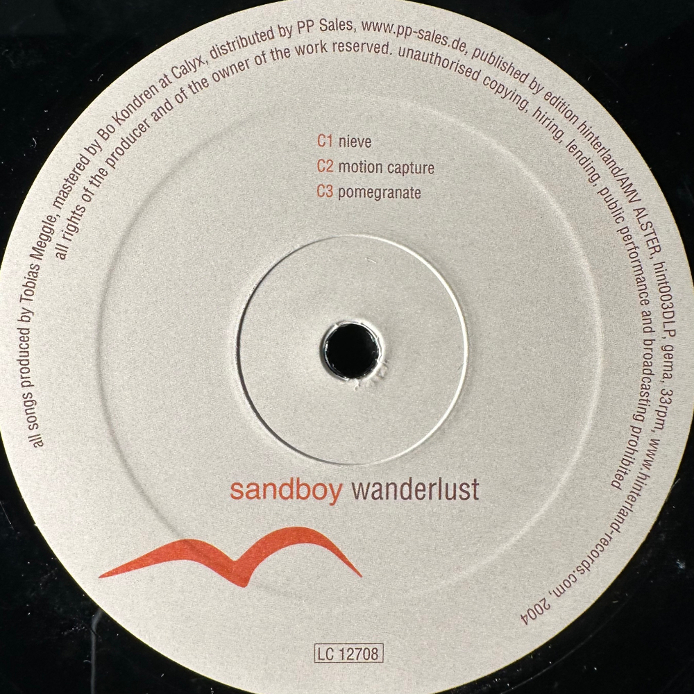 Sandboy ‎– Wanderlust 2LP (Германия 2004г.)