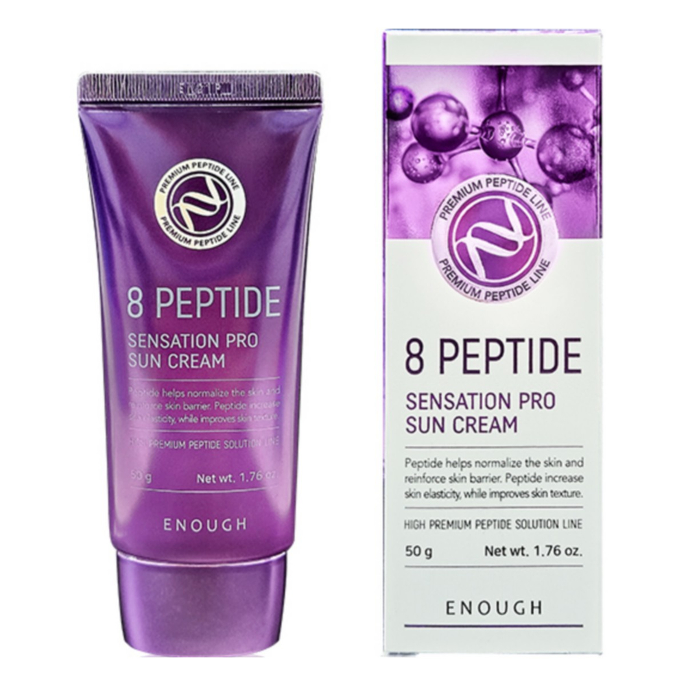 Крем SPF пептидный Enough 8 Peptide Sensation Pro Sun Cream SPF50 PA+++, 50 г