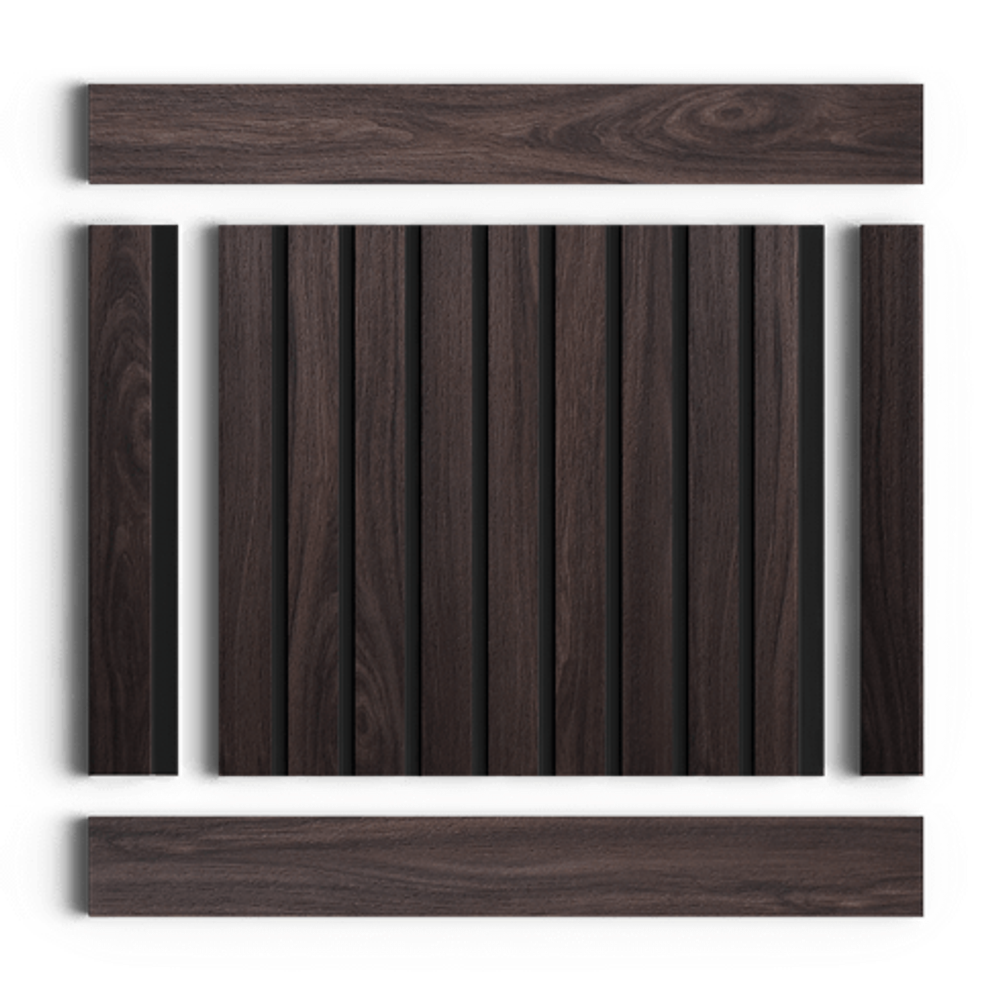 Стеновая панель HiWood декорированная, 270x12 см