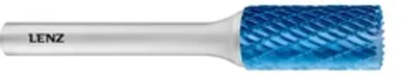 Борфреза твердосплавная LENZ форма D (сфера), 6х5,7х6х50 мм, насечка №3, без покрытия, арт. LZBD 055 N3