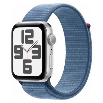 Часы Apple Watch SE (2023) GPS 44mm Aluminum Case with Sport Loop (Серебристый)