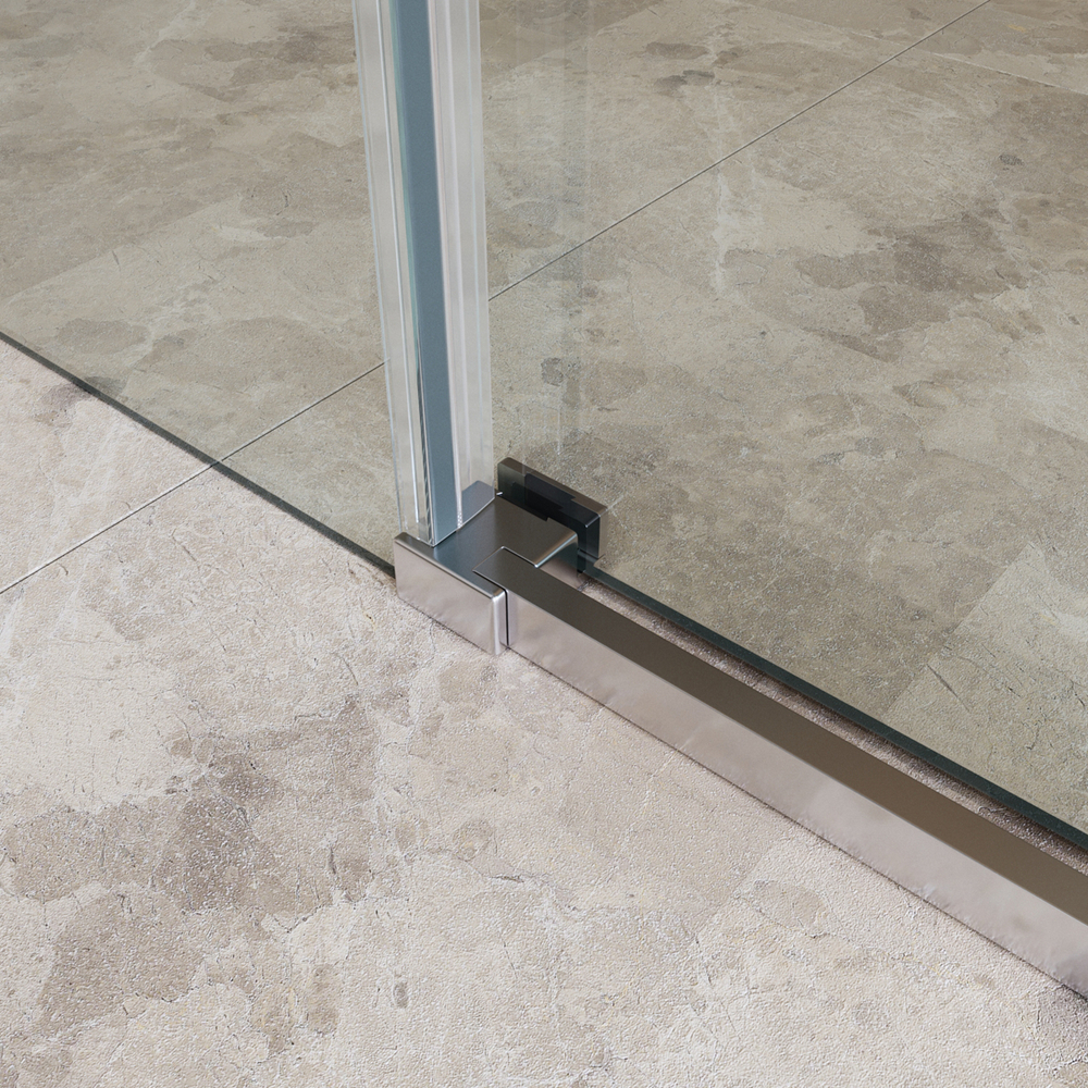 Душевая дверь шириной 130см BelBagno SOFT_CLOSE-1-BF-1-130-C-Cr профиль хром, стекло прозрачное