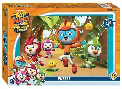 Пазл 260эл. "Отважные птенцы" (Никелодеон) (Степ пазл)