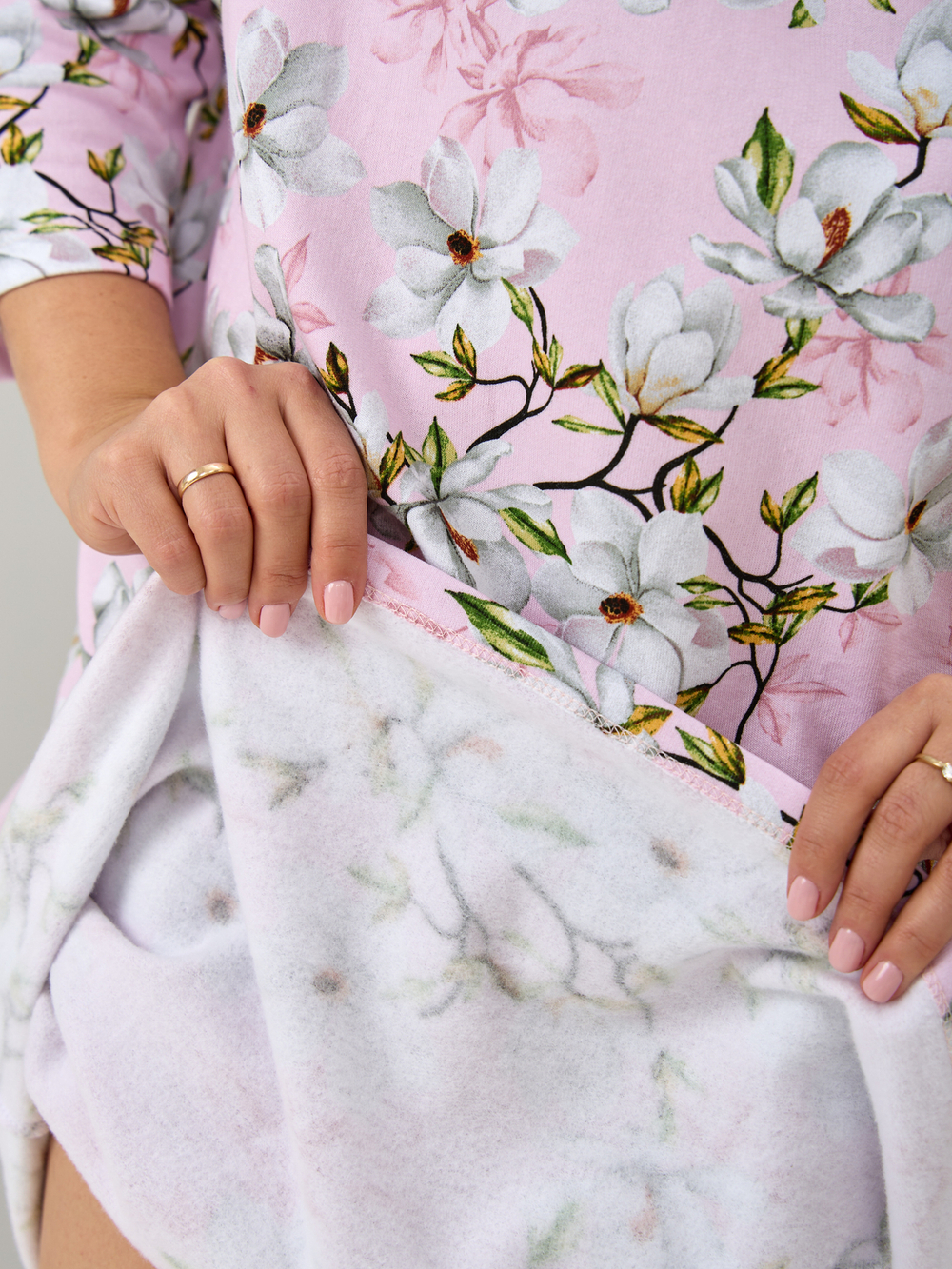 Ночная сорочка С-013/розовый-магнолия