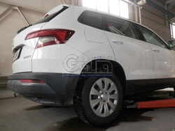 Фаркоп оцинкованный Galia S119C для Skoda Karoq 2018-, Seat Ateca 2016-(паспорт и сертификат в комплекте)(без электрики)