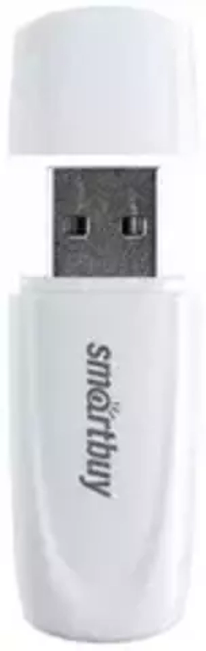 8GB USB Smartbuy Scout White