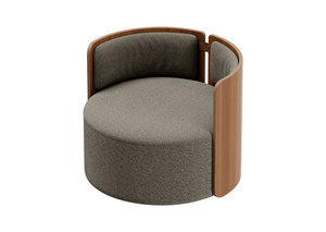 Кресло крутящееся Lagom 800 (капучино, орех)