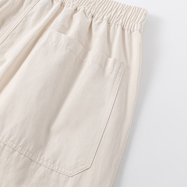 Брюки Puff Office бежевые - фото 8