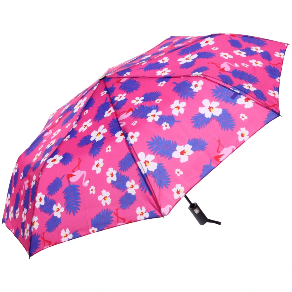 Зонт женский полуавтомат «Эдельвейс», микс 6 цветов, 8 спиц, d-100см, длина в слож. виде 30см