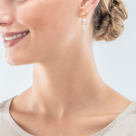 Серьги Coeur de Lion White-Gold 4565/21-1416