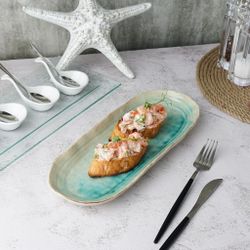 Блюдо овальное 32,5*12,5 см h2,5 см Sea Blue Frutti di Mare P.L. [1]