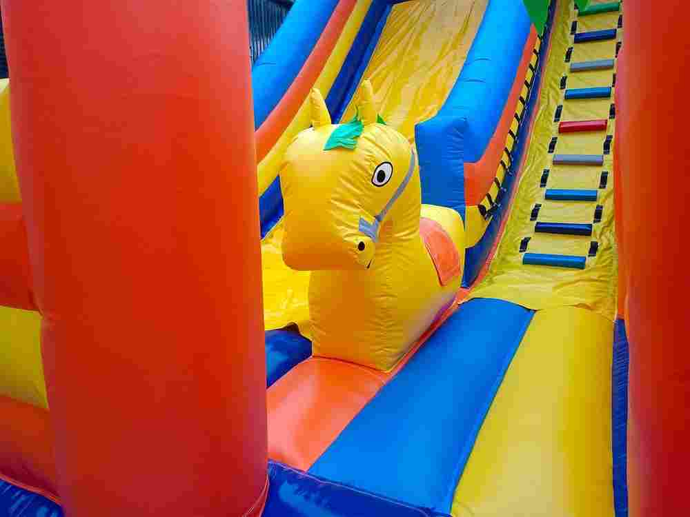 Надувной батут-горка "Супер-волна ST"