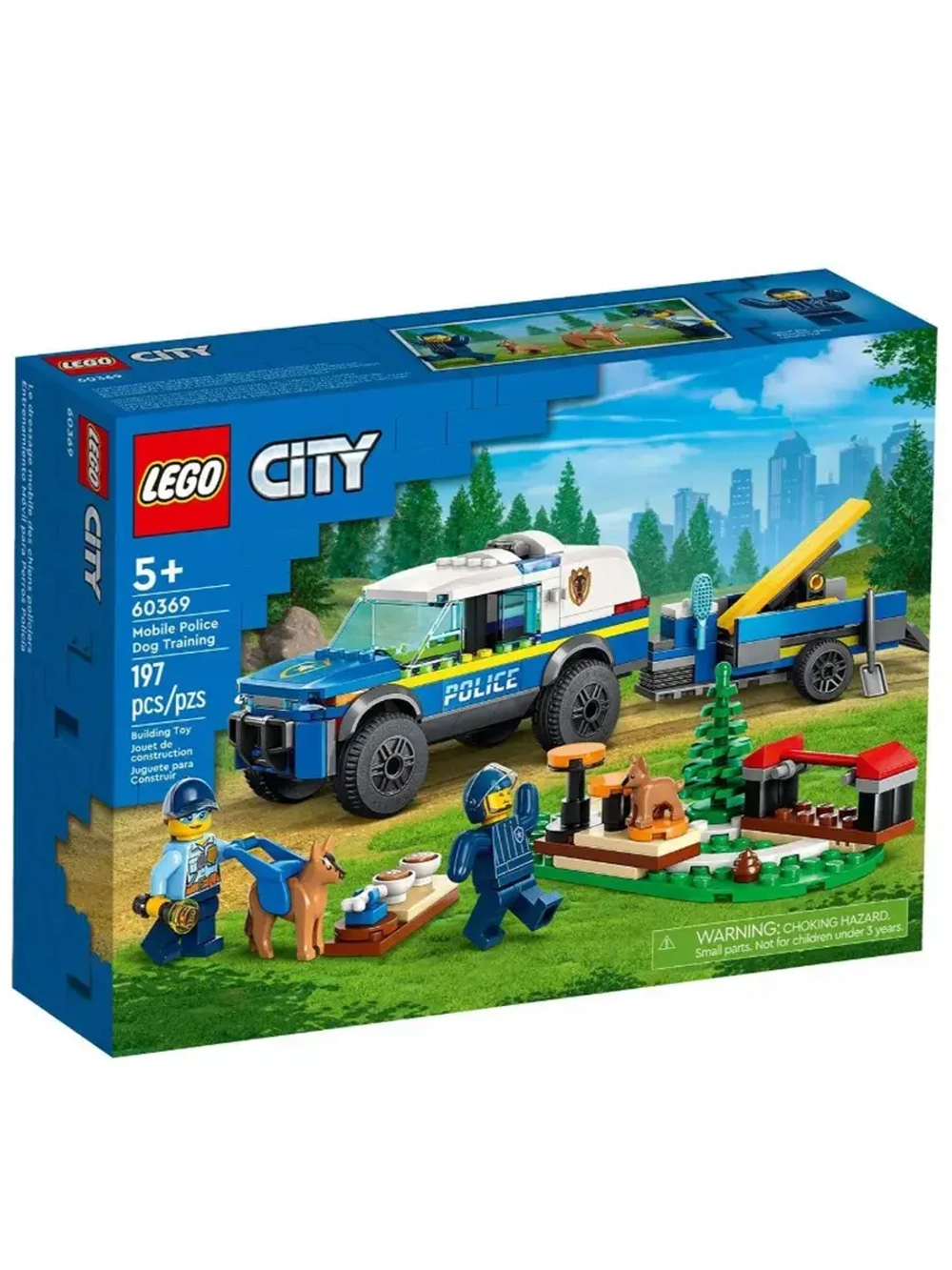 Лего Сити Дрессировка собак полиции 60369 Lego City