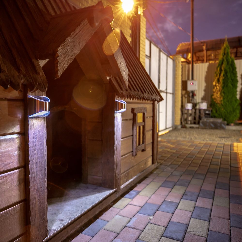 USL-F-150-МТ090 SUPERBRIGHT Садовый светильник на солнечной батарее. 4 светодиода. Белый свет. 1xАА Ni-Mh аккумулятор в-к. IP44. TM Uniel.