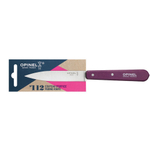 Нож столовый Opinel №112, нержавеющая сталь, блистер, сливовый