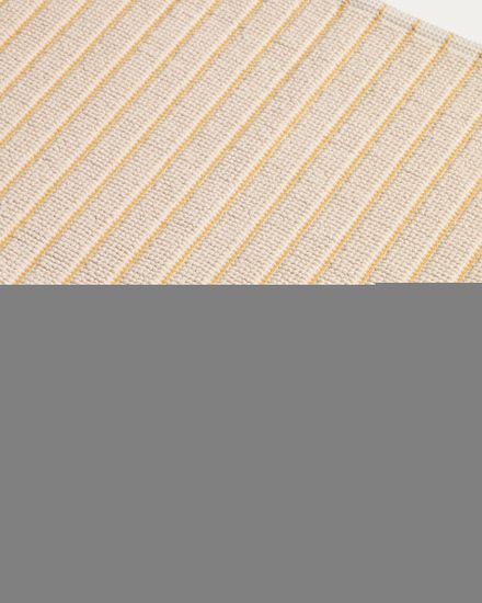 Хлопковый коврик для ванной Merade с желтыми полосками, 50 x 80 см