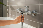 Смеситель для ванны Hansgrohe Rebris E 72450000 хром