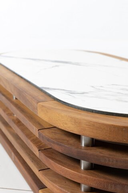 Столик деревянный кофейный WArt Spain, натуральный