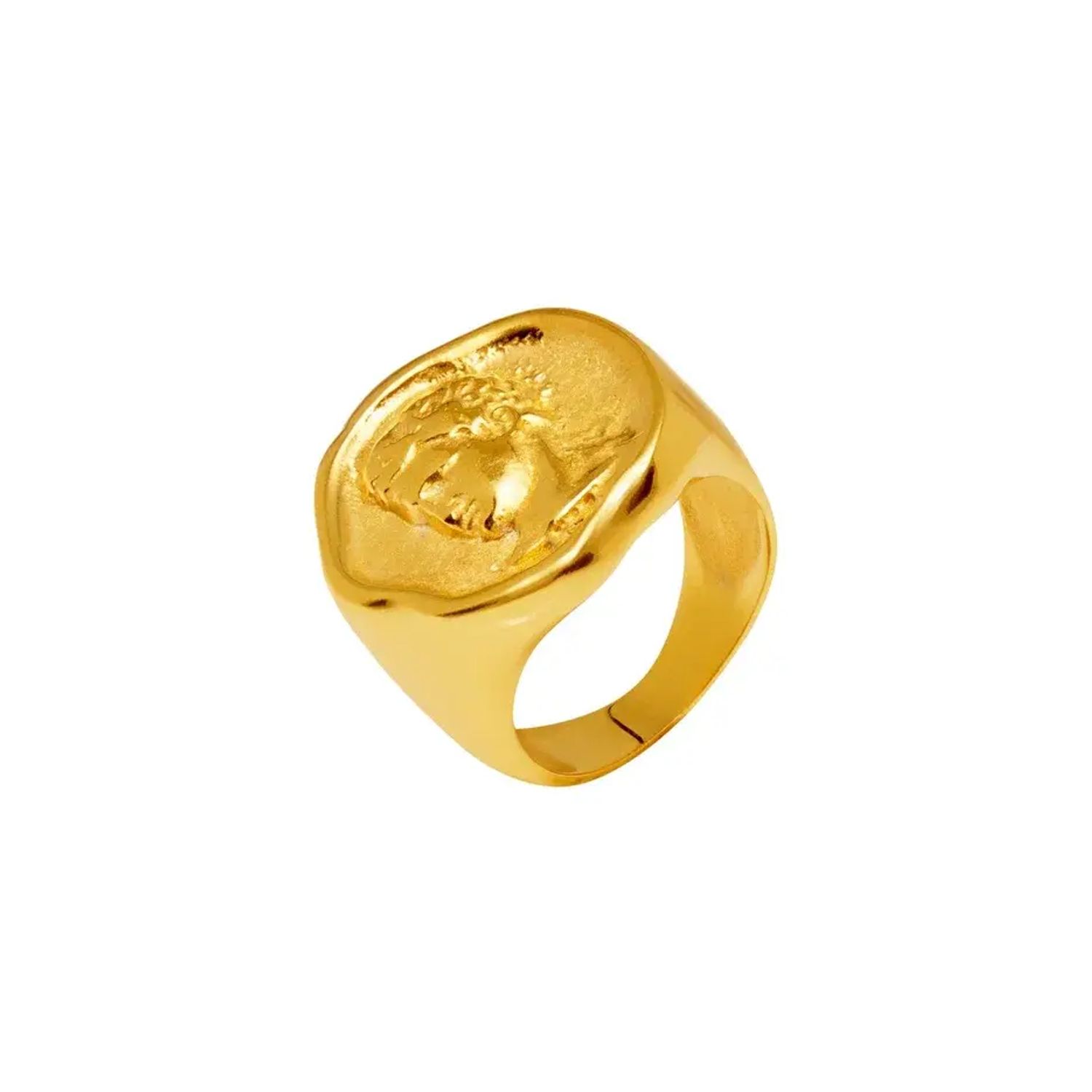 Кольцо Hermis Signet Ring - Gold