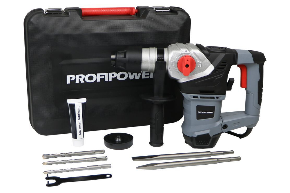 Сетевой перфоратор SDS-Plus PROFIPOWER PBH32 (вертикальный, 1700Вт, 6Дж, 3режима, Ø32мм, 0-920об/мин)