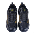 VOIT Wear resistant, Lightweight, Breathable, And Non slip. Low top Training Shoes Unisex Black Gold