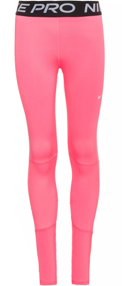 Штаны для девочки теннисные Nike Pro G Tight - sunset pulse/white