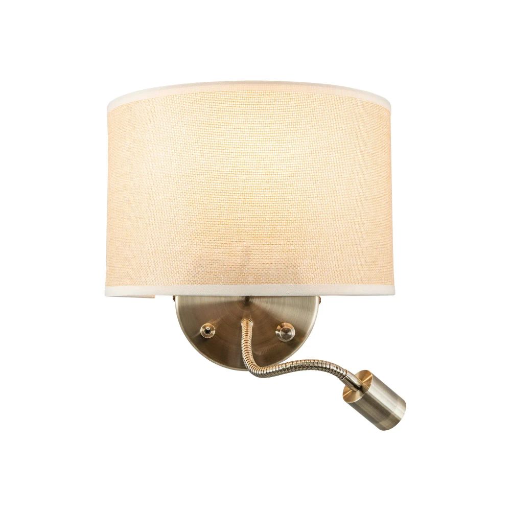 Citilux Декарт CL704306 Бра с бежевым абажуром и диммером