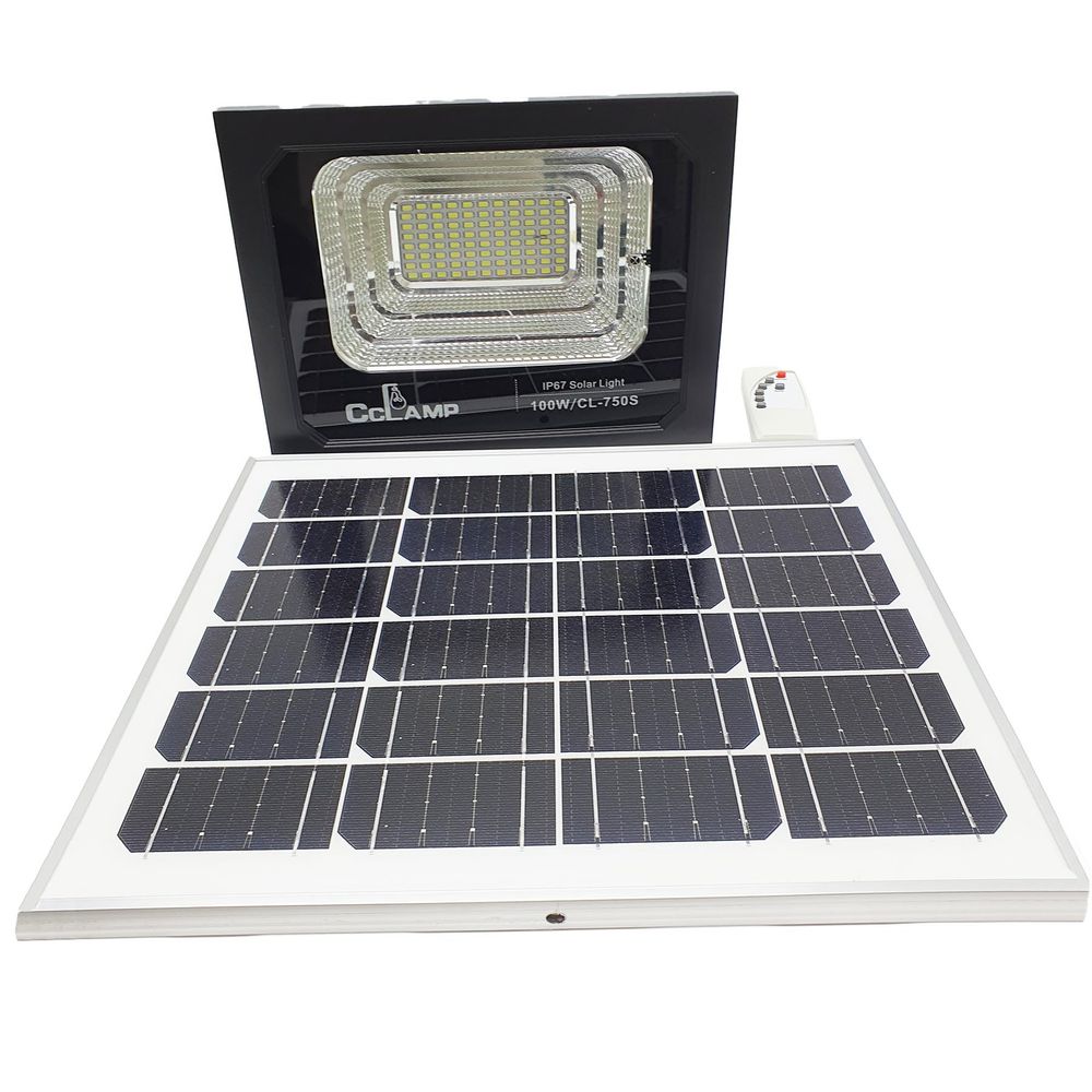 Прожектор с солнечной панелью CL-750S   100W
