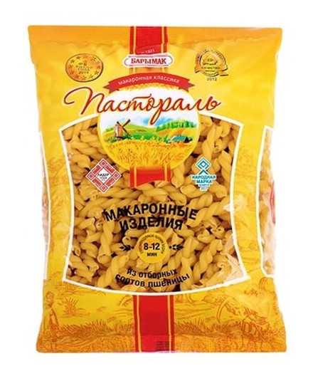Макаронные изделия "Косичка" 900г. Пастораль