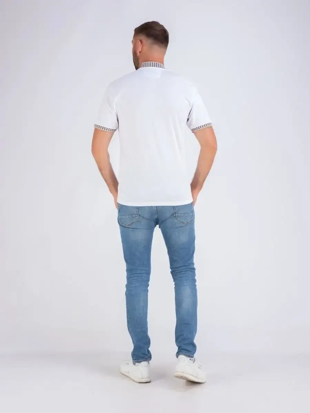 Футболка мужская однотонная базовая