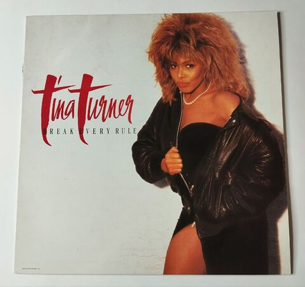 Винтажная виниловая пластинка LP Tina Turner Break Every Rule (Germany 1986) Back Where You Started